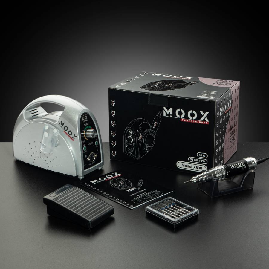 Фрезер для манікюру та педикюру Moox X806, 55 000 об/хв (сірий)