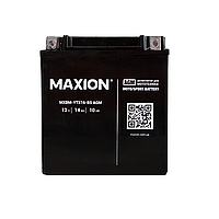 Мото аккумулятор AGM YTX 16-BS MAXION (12V, 14A), сухозаряженный
