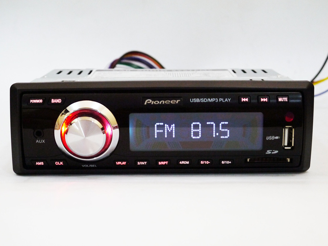 Автомагнітола 3000U ISO Usb+Sd+Fm+Aux+ пульт
