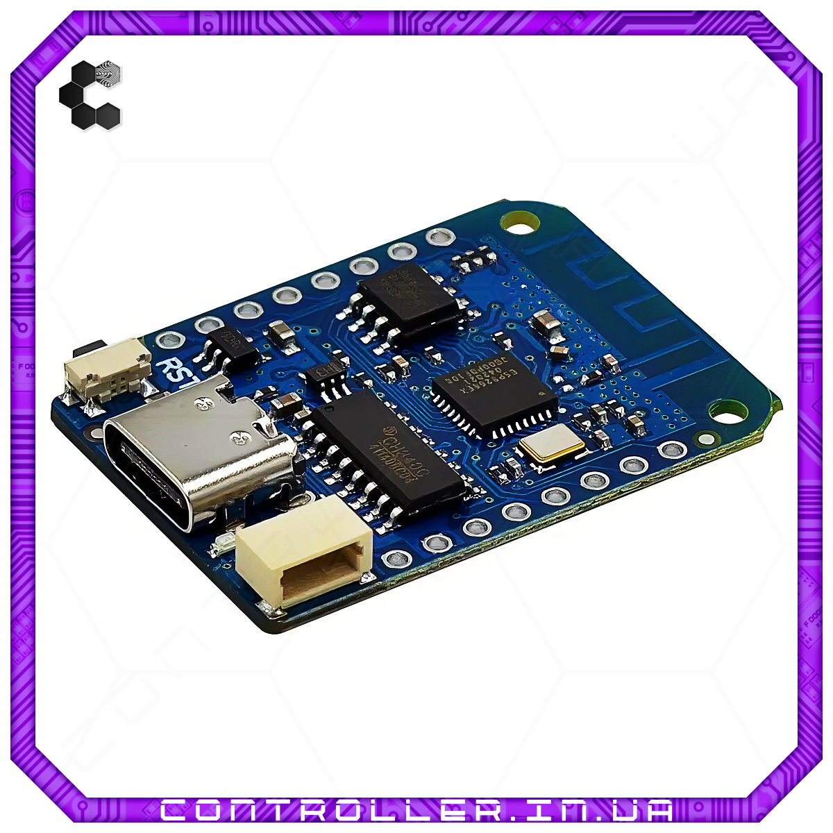 Мікроконтролер WeMos D1 mini V4.0 Type-C, фото 1