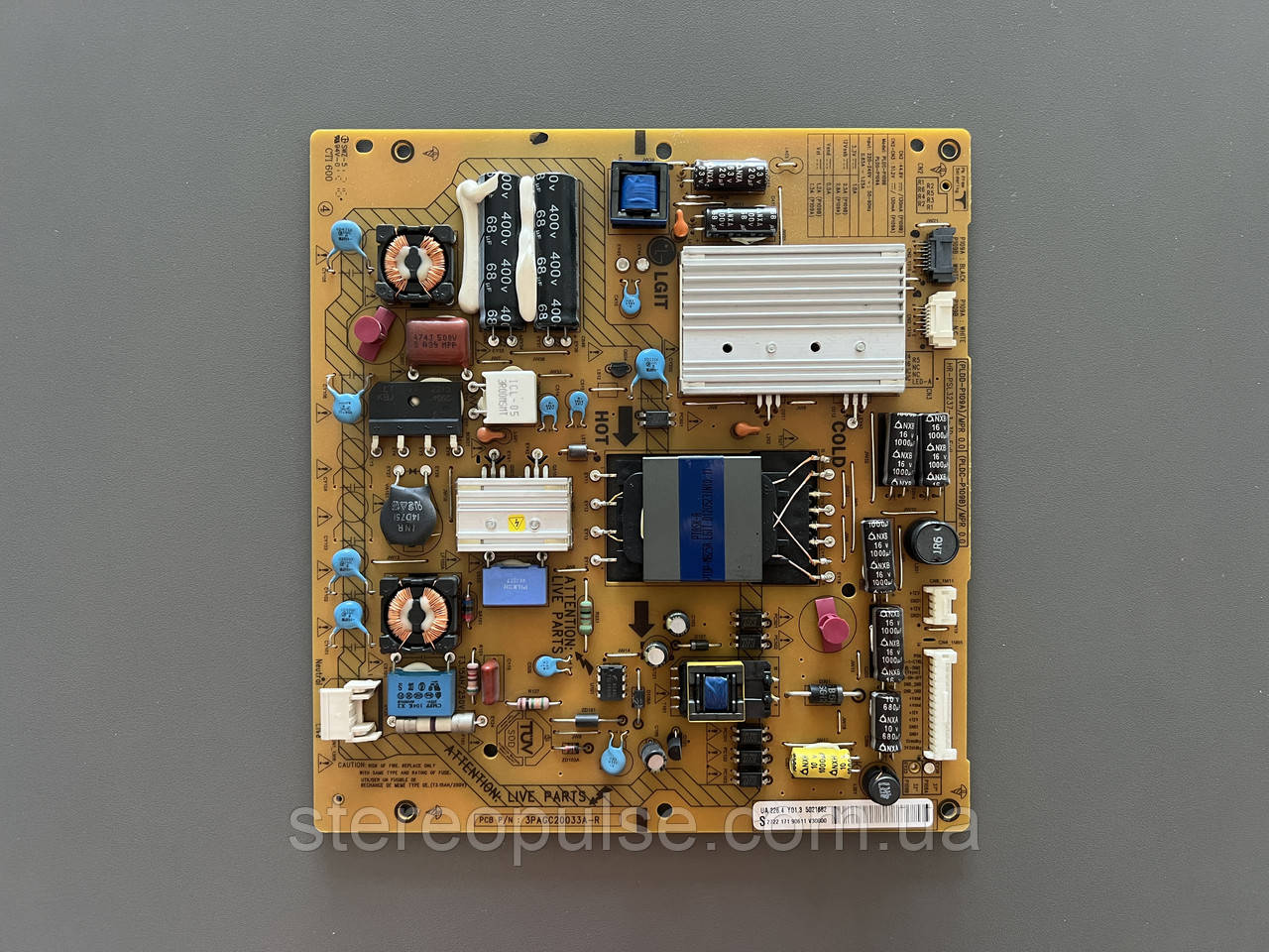 Плата блоку живлення PLDD-P109A для телевізора Philips 32PFL6007T/12 Original