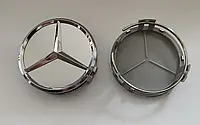 Колпачок заглушка Mercedes-Benz серый на литые диски А1714000025 ( 75 - 70 )