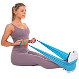 Стрічка еластична для фітнесу та йоги 150 см х 0.25 мм Zelart FI-3141-1_5, фото 4