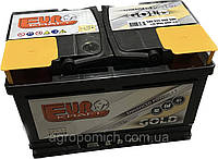 Автомобильный аккумулятор 80Aч EUROKRAFT GOLD (-/+) (Производство Monbat) EN800 278x175x175 низкий