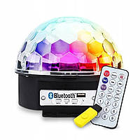 Диско шар LED Crysal Magic Ball Light BLUETOOTH! Полезный