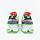 Чоловічі Кросівки New Balance 9060 Glow Grey Green Red / Нью Беланс 9060 Глоу, фото 6