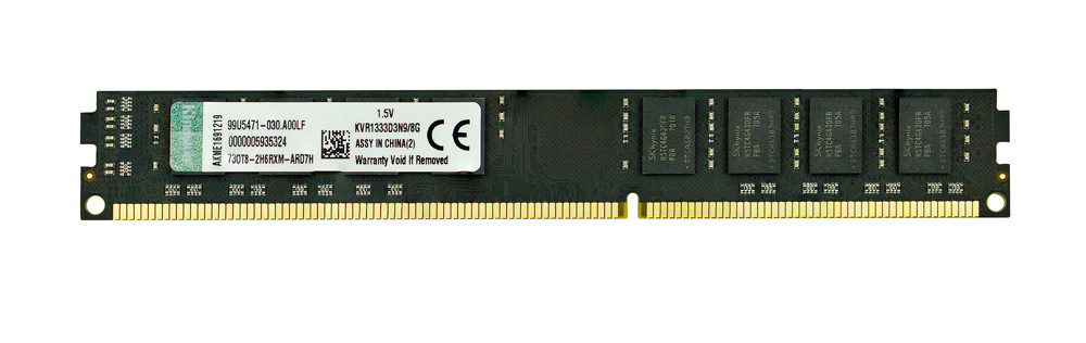 Оперативная память DDR3-1333 8Gb PC3-10600 1.5v KVR1333D3N9/8G 8192MB black - фото 2 - id-p2128401474