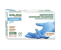 Перчатки разовые XL, 100шт Doloni