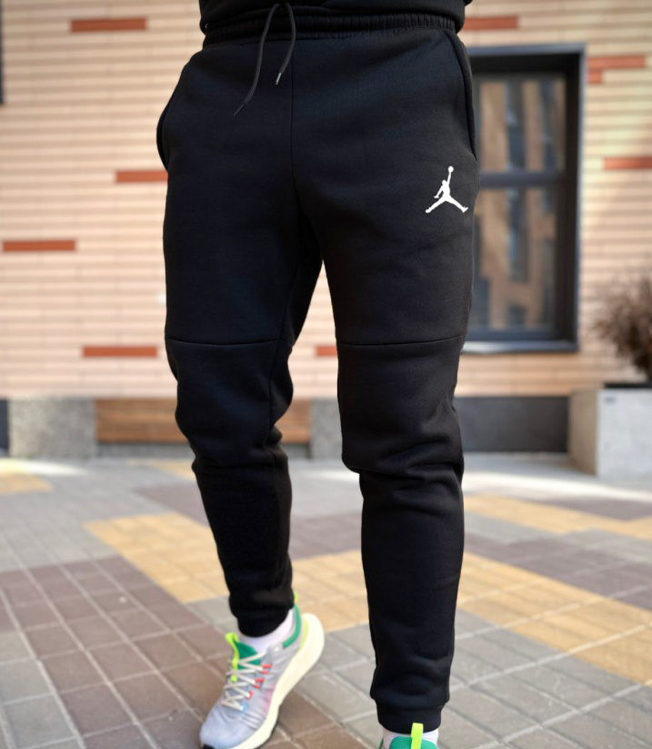Спортивні штани Nike Jordan чоловічі чорні демісезонні Найк Джордан літні