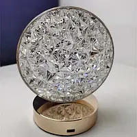 Настольная лампа с кристаллами и бриллиантами Creatice Table Lamp 19 4 Вт «T-s»