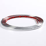 D-образний молдінг 3m*8mm*4mm СРІБЛО (D) SW-00001552, фото 7