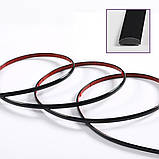 D-образний молдінг 3m*8mm*4mm ЧОРНИЙ (D) SW-00001553, фото 2