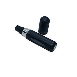 Атомайзер для парфумів з отвором для наповнення 80х16мм на 5мл. Чорна матова.