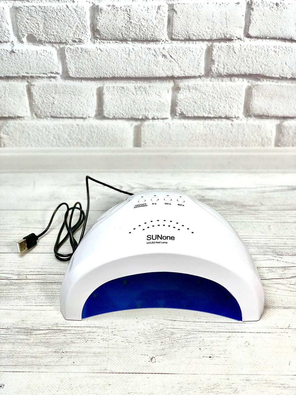 Лампа для манікюру UV+LED SUN Sun One (біла) живлення від USB,  48 Вт