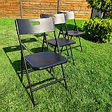 Складной стілець 46*42,5*86см чорний SW-00001611, фото 5
