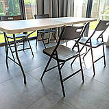 Складной стілець 46*42,5*86см чорний SW-00001611, фото 7