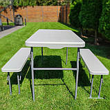 Набір садової мебелі ( стіл+2 лави) SW-00001612, фото 2