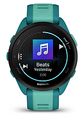 Смарт-годинник Garmin Forerunner 165 Music Turquoise/Aqua, фото 3
