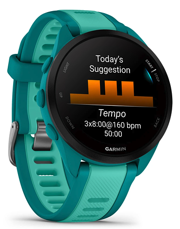 Смарт-годинник Garmin Forerunner 165 Music Turquoise/Aqua, фото 1