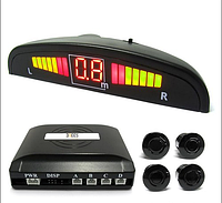 Автомобильный парктроник на 4 датчика + LCD монитор (парковочный радар), отличный товар