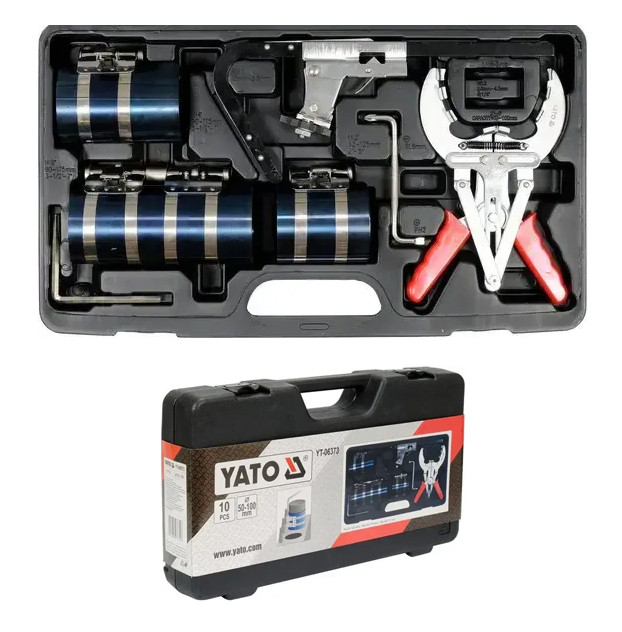 Комплект для обслуговування поршневих кілець YATO YT-06373 10шт, Ø50-100 мм