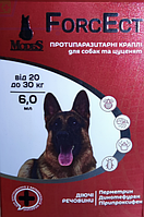 ForcEct ФорсЕкт протипаразитарні краплі для собак та цуценят від 20 до 30 кг 6 мл - 1 уп (3 шт)