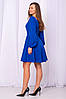 Класичне коктейльне плаття з довгими рукавами на випускний Maria, синє, фото 6