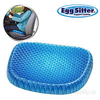 Ортопедическая подушка для сидения гелевая Egg Sitter + чехол, отличный товар