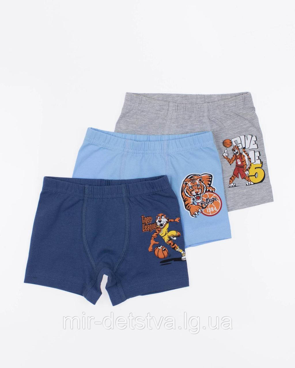 Дитяча білизна для хлопчиків, Туреччина. Боксерки для хлопчиків TM Baykar оптом р.3 (122-128 см), фото 1