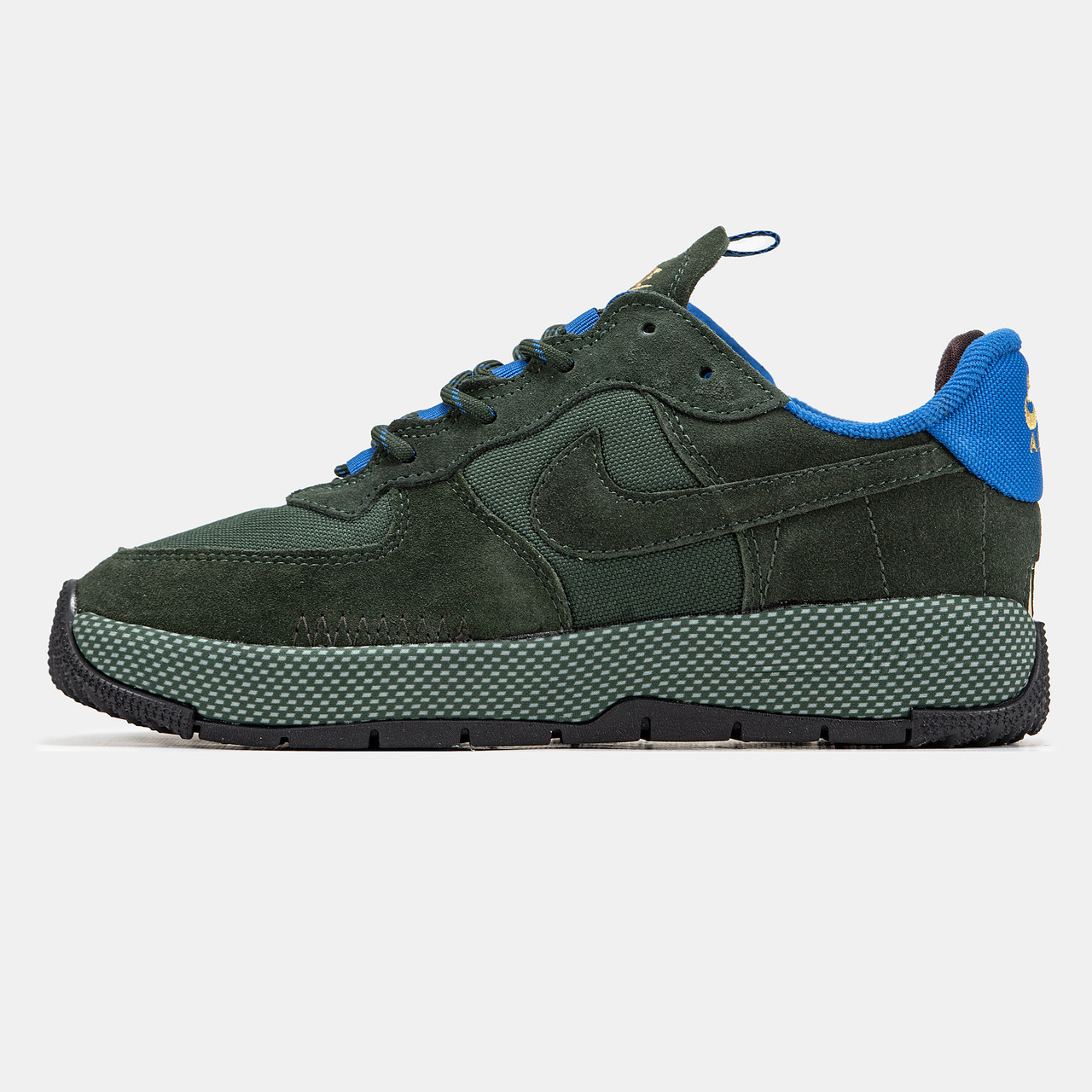 Чоловічі Кросівки Nike Air Force 1 Wild Low Fir Green / Найк Аїр Форс 1 Вайлд Фір Низькі