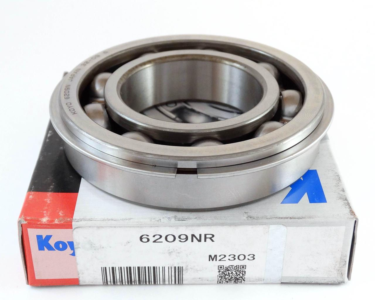 6209 NR підшипник Koyo Японія (з проточкою під стопорне кільце + стопорне кільце)