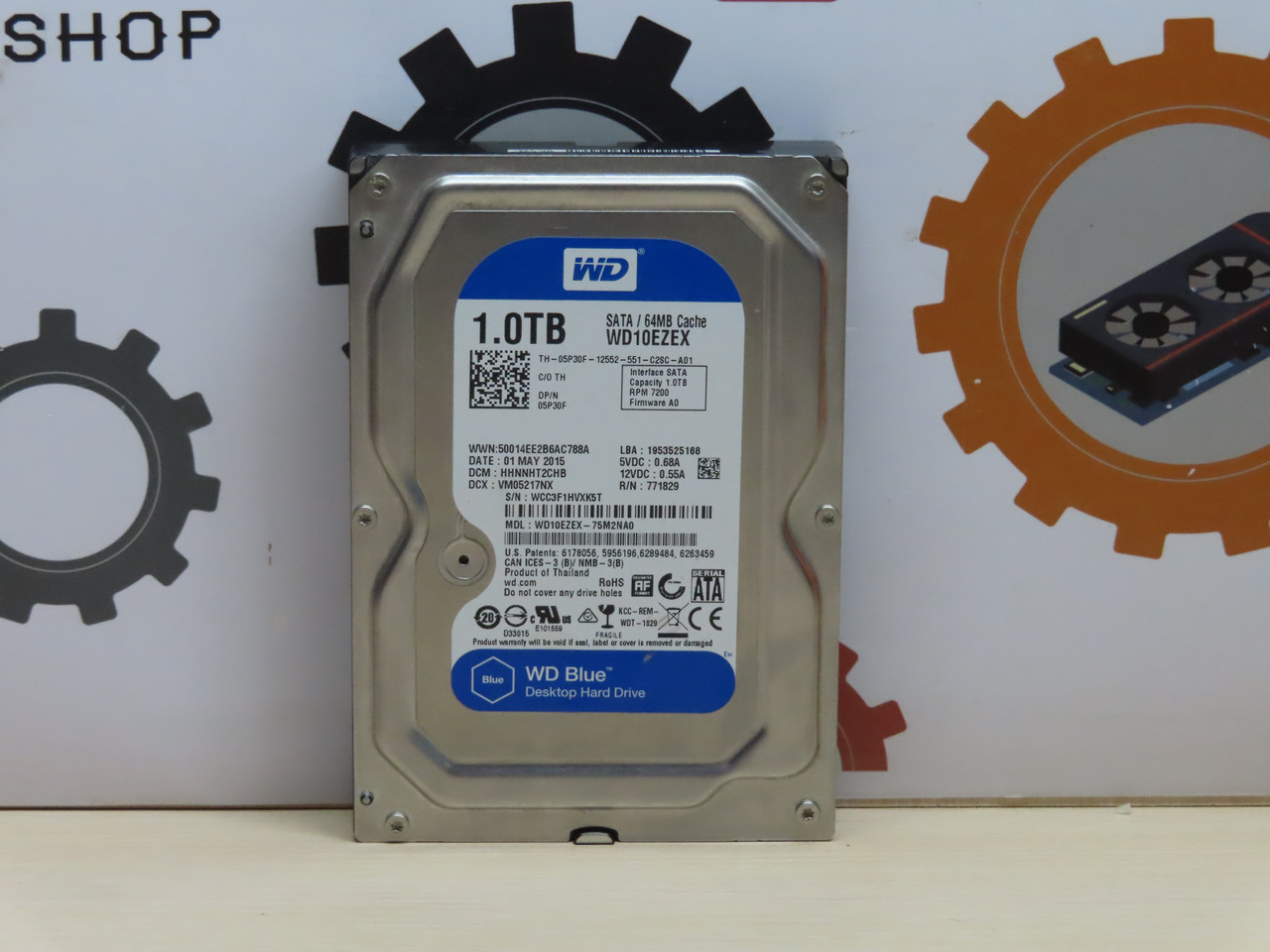 Жесткий диск Western Digital 3.5 Blue 1Tb WD10EZEX - фото 1 - id-p1850260866