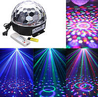 Диско-шар LED RGB Magic Ball Light MP3 + USB, Топовый