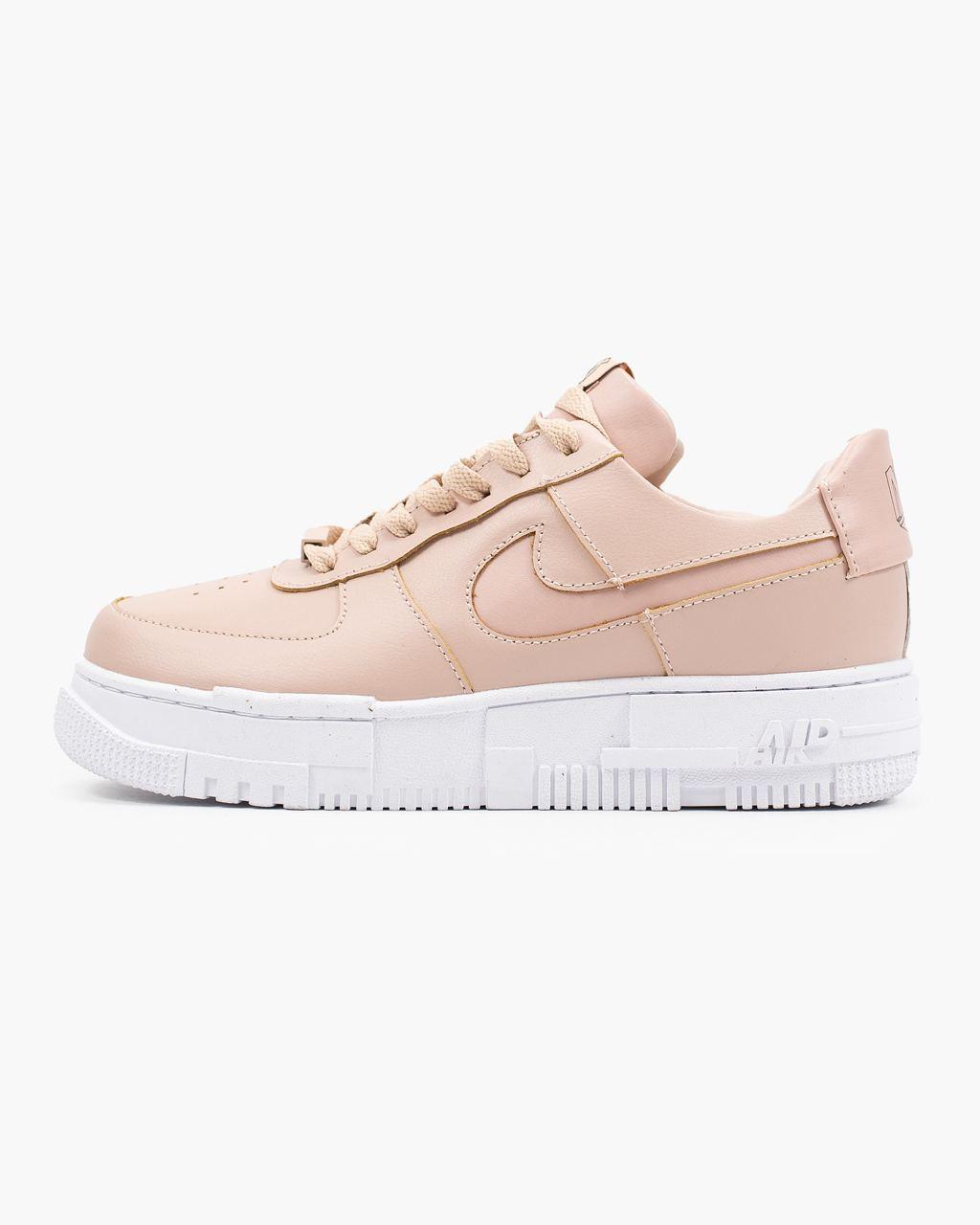 Жіночі Кросівки Nike Air 1 Low Force Pixel Pink / Найк Аїр Форс 1 Піксель Низькі