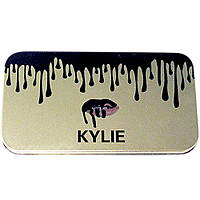 Кисточки для макияжа Kylie professional brush set 12 штук серебро, отличный товар