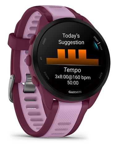 Смарт-годинник Garmin Forerunner 165 Music Berry/Lilac, фото 1