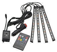 Цветная подсветка для авто водонепроницаемая RGB Ambient led HR-01678! Salee