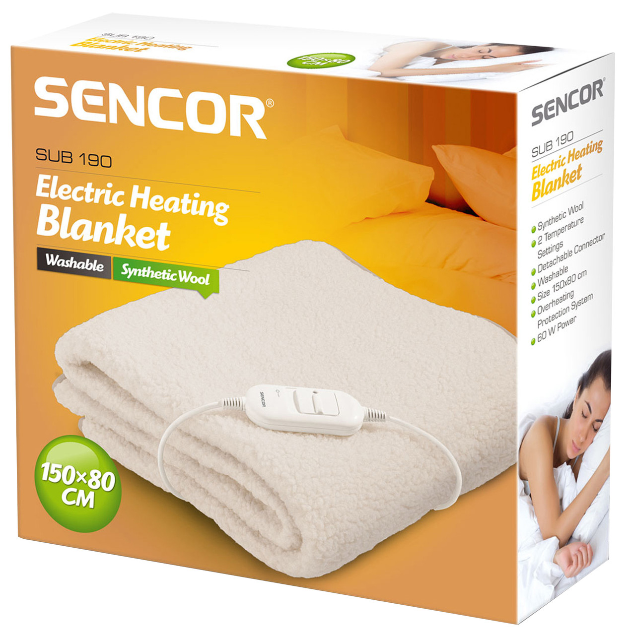 Електроковдра Sencor SUB190, фото 1