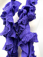 Шарф в'язаний Вів'єн (фіолетовий)