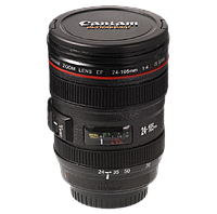 Чашка объектив Canon EF 24-105 - Термо кружка в виде объектива, термочашка с подогревом (b565)! Полезный