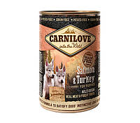 Carnilove Puppy Salmon & Turkey 400 г влажный корм для щенков Карнилав (131289-23) LV