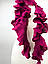 Шарф в'язаний Вів'єн (малиновий), фото 4