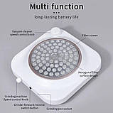 Апарат 2в1 CJ-XC008 на 60 вт: витяжка (4500 об.) + фрезер на 35 000 об./хв., для манікюру та педикюру, фото 4