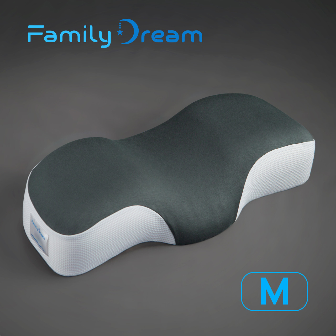 Дитяча ортопедична подушка для сну  Family Dream розмір M (clothing: XS - S) темна олива