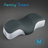 Ортопедична подушка для сну Family Dream розмір M (clothing: XS - S) темна олива