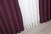 Комплект штор (2шт. 1,5х2,85м.) мікровелюр, колекція "SPARTA". Колір бордовий. Код 967ш 30-762, фото 6