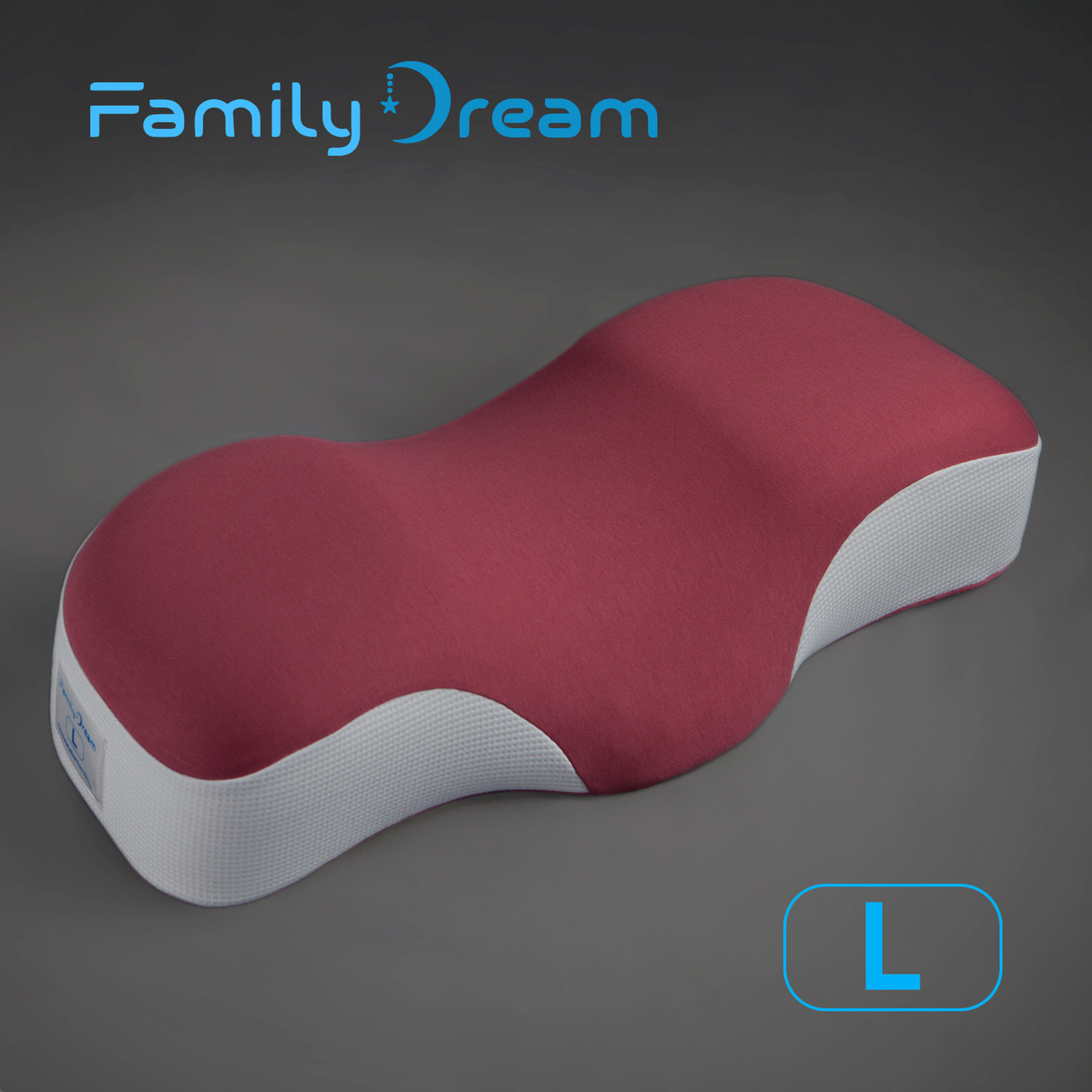 Ортопедична подушка для сну Family Dream розмір L (clothing: M - L) теракотовий