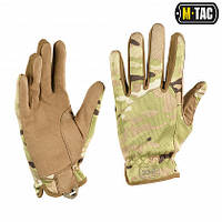 Тактические военные перчатки M-Tac Scout Tactical Mk.2 Multicam рукавицы защитные с закрытыми пальцами pdr