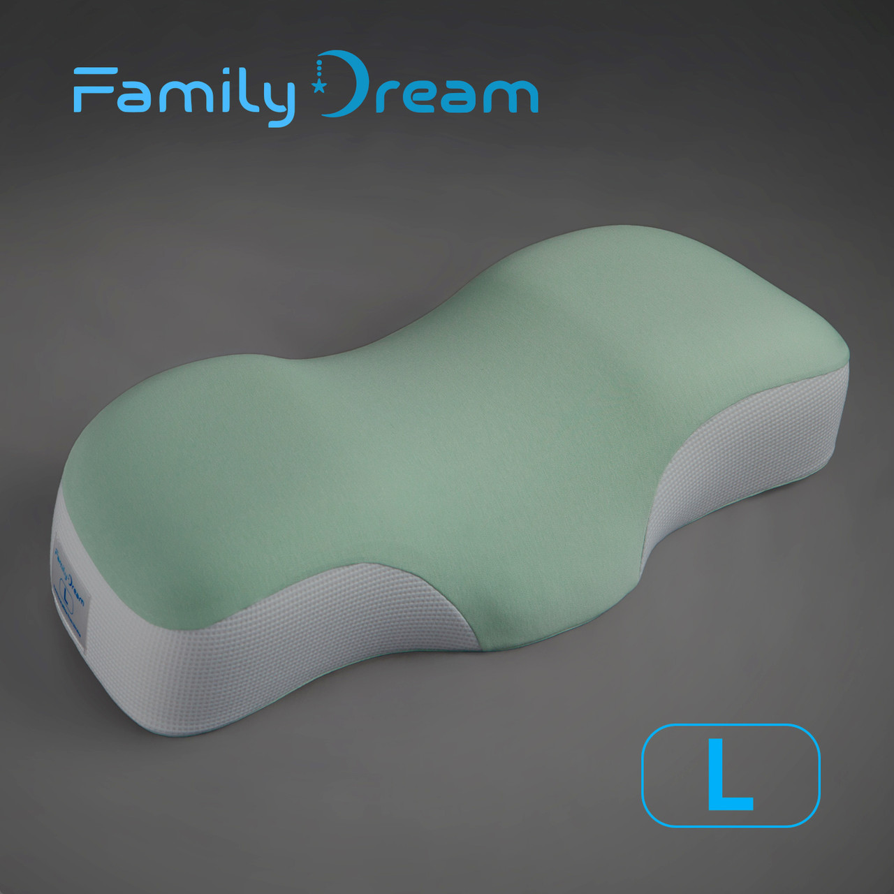 Ортопедична подушка для сну Family Dream розмір L (clothing: M - L) м'ята, фото 1