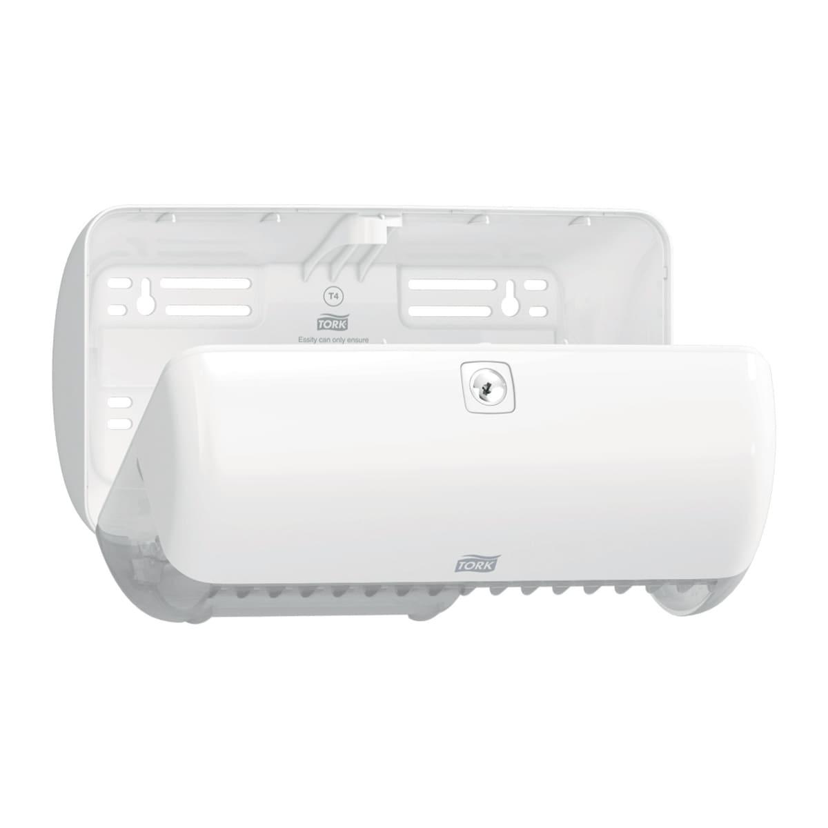 Диспенсер Tork Elevation для туалетной бумаги в стандартных рулонах, на 2 рулона, белый - фото 3 - id-p2128458870